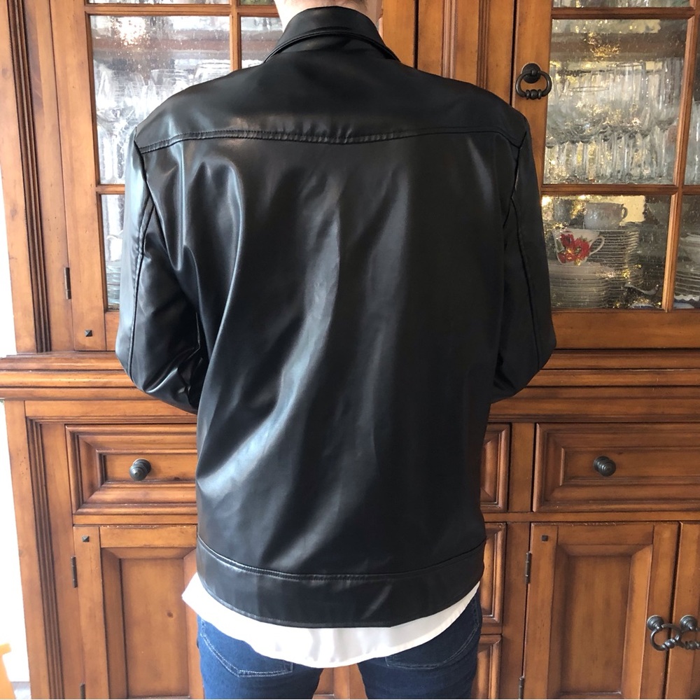 Like New black moto jacket - Picture 2 of 10